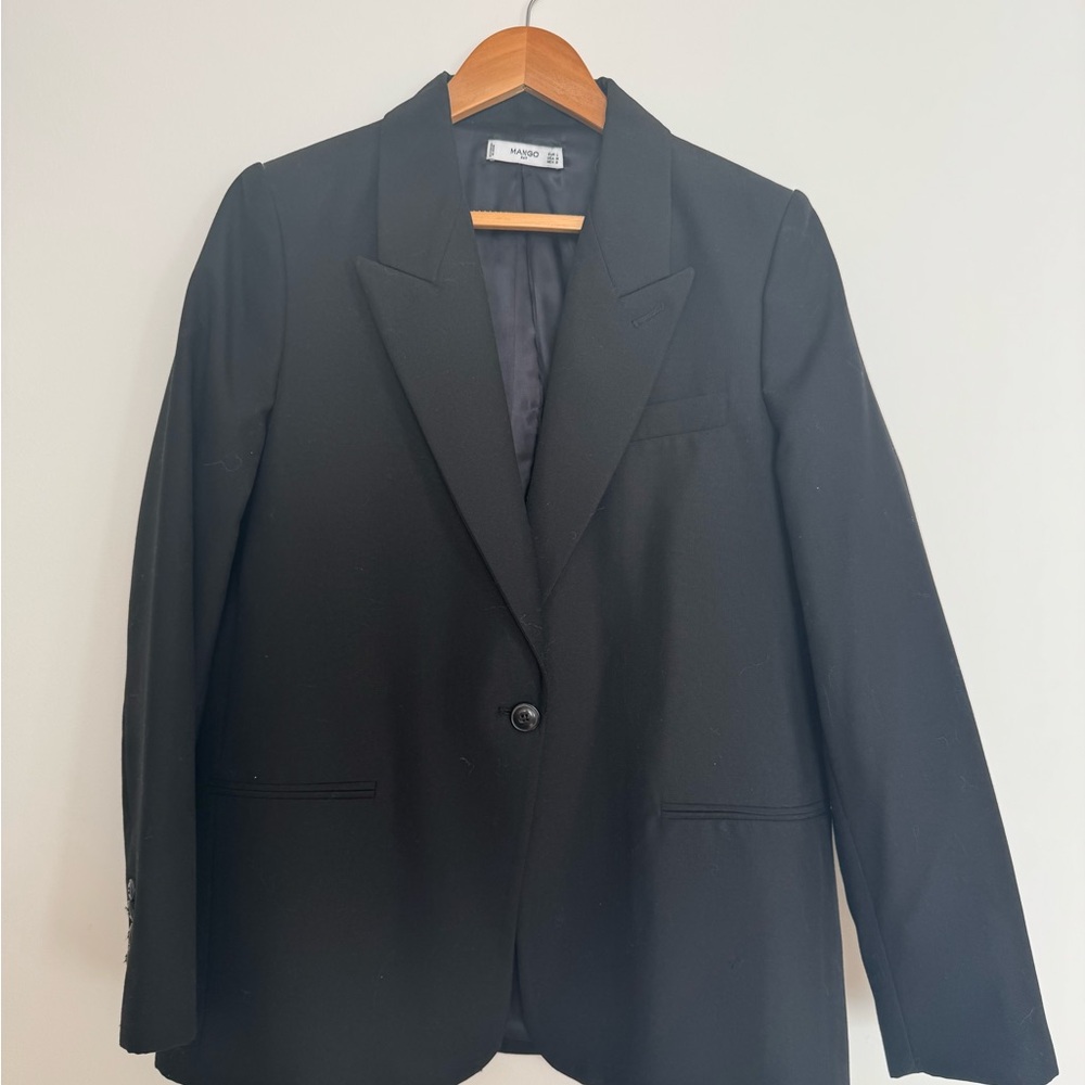 Mango Classic Black Blazer